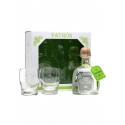 Tekila Patron Silver su dėž. ir 2 taurėmis 0,7 L